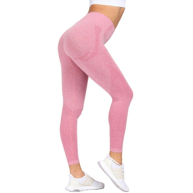 Women High Waist Sports Breathable Leggings