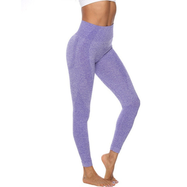 Women High Waist Sports Breathable Leggings