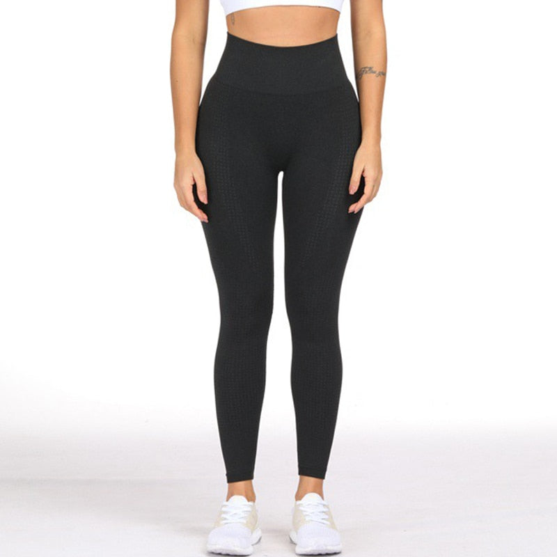 Women High Waist Sports Breathable Leggings
