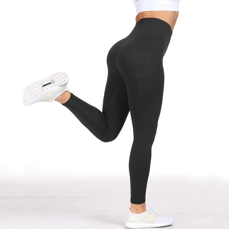 Women High Waist Sports Breathable Leggings
