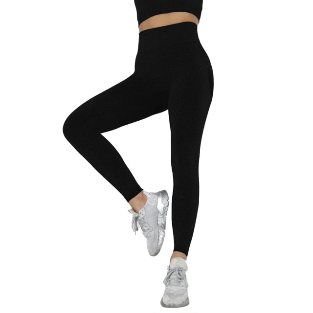 Women High Waist Sports Breathable Leggings
